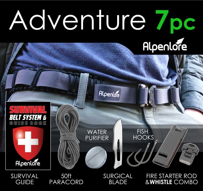 The Tactical Survival Belts Gear for Travel Bushcraft 2